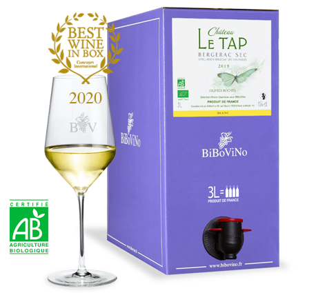 Château Le Tap AOC Bergerac sec Blanc 2019