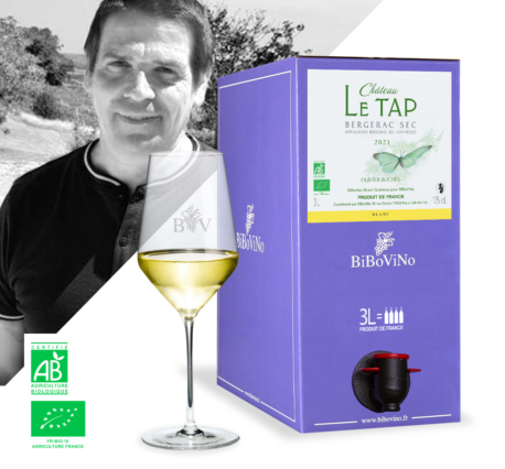 Château Le Tap AOC Bergerac sec Blanc 2021